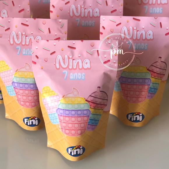 Lembrancinha Pop It Candy Color - Fini Personalizado