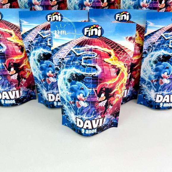 Lembrancinha Sonic - Fini Personalizado
