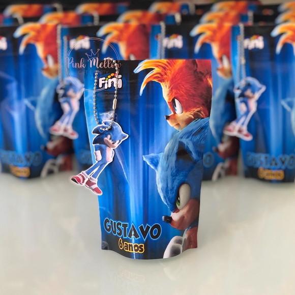 Lembrancinha Sonic - Fini Personalizado