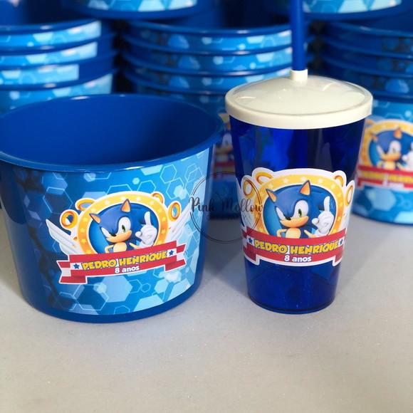 Lembrancinha Sonic - Kit Cineminha