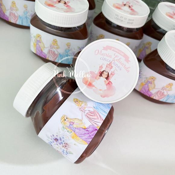 Nutella Personalizada - Lembrancinha Princesas