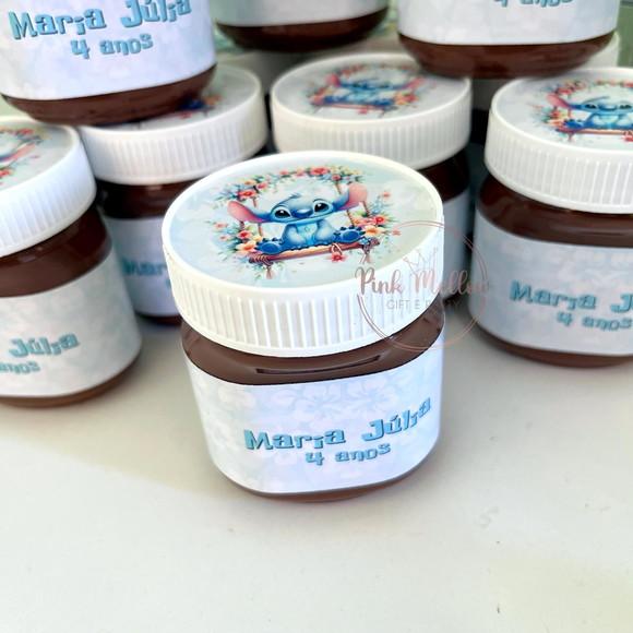 Nutella Personalizada - Lembrancinha Stitch