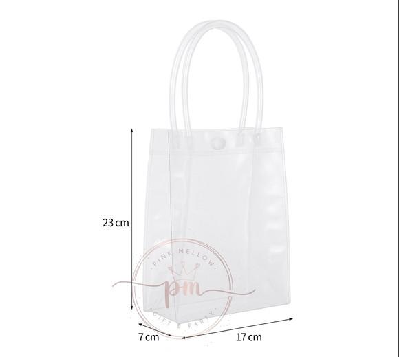 Sacola Cristal Pvc - Pct com 10 Unidades