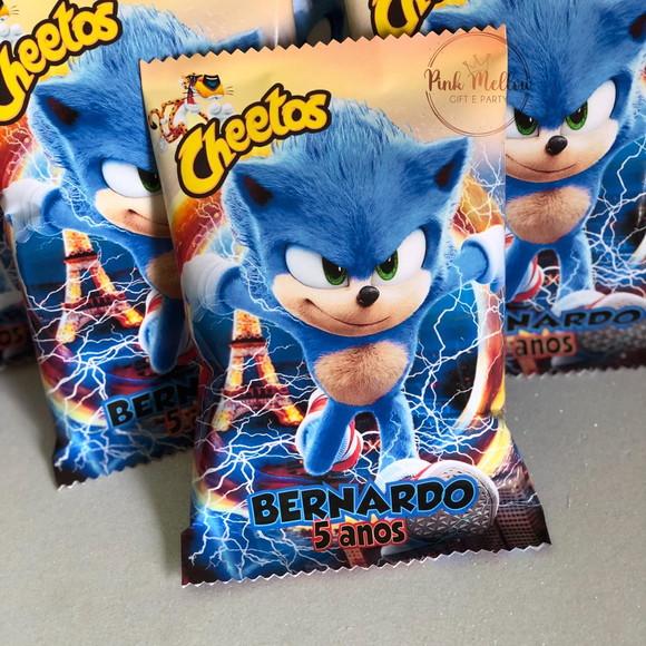 Sonic - Salgadinho Personalizado