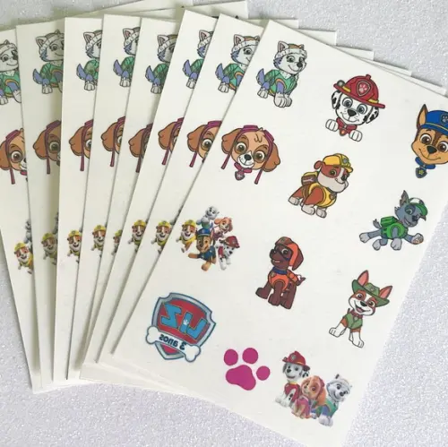 10 Cartelas - Tatuagem Personalizada - Qualquer Tema!!