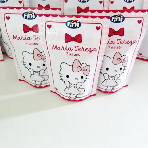 10 Fini Personalizado - Lembrancinha Hello Kitty
