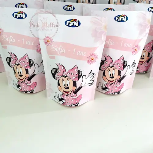 10 Lembrancinha Minnie Rosa - Fini Personalizado