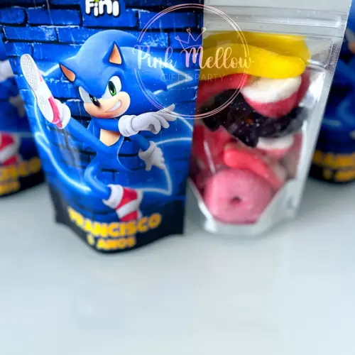 10 Lembrancinha Sonic - Fini Personalizado