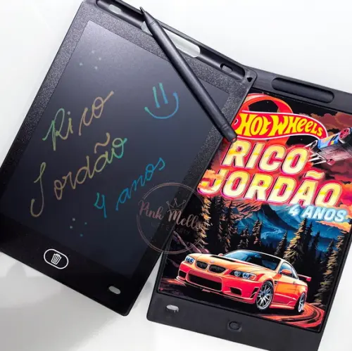 10 Tablet Mágico - Lousa Mágica Hotwheels