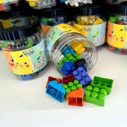 13 Lembrancinha Pokémon - Blocos de Montar