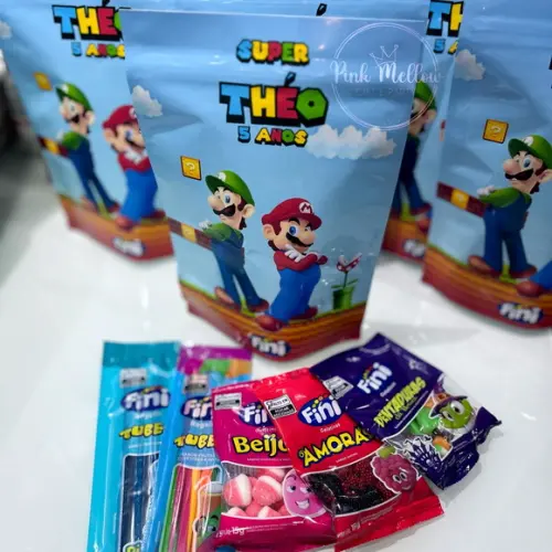 20 Lembrancinha Mario Bros - 14x20