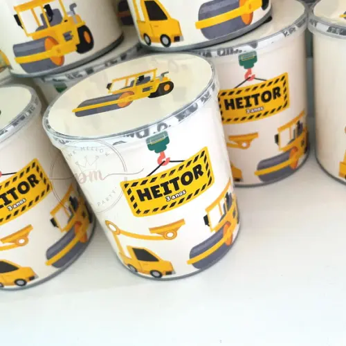 25 Lembrancinha Trator- Batata Personalizada