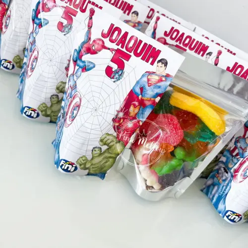45 Lembrancinha Heróis - Fini Personalizado