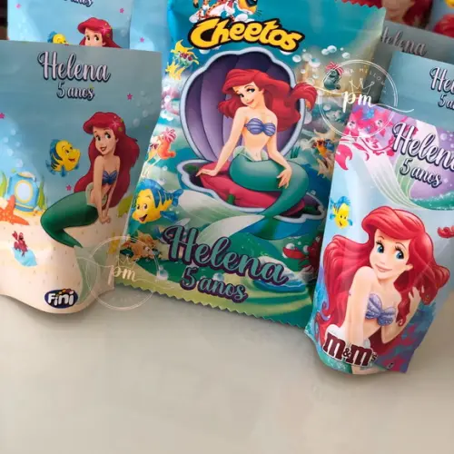 a Pequena Sereia - Lembrancinha Personalizada