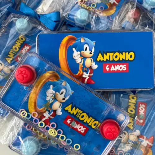 Aquaplay Personalizado - Lembrancinha Sonic