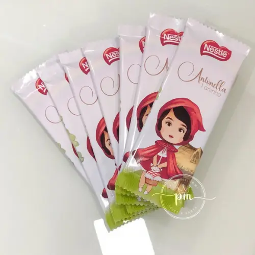 Chocolate Personalizado Chapeuzinho Vermelho