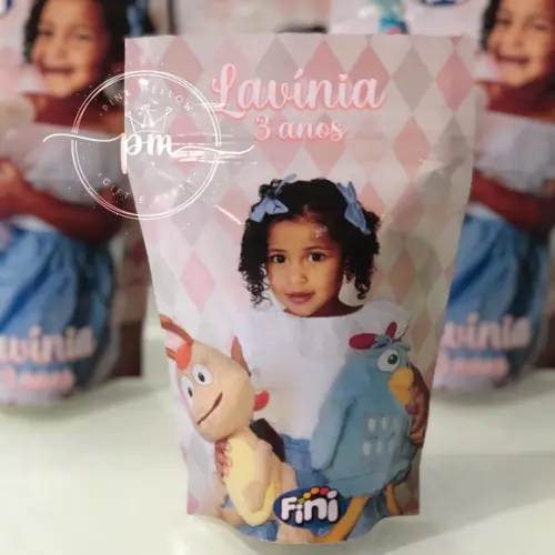 Galinha Pintadinha Rosa - Fini Personalizado