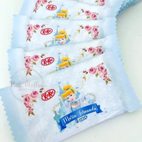 Kit Kat Cinderela - Lembrancinha Cinderela