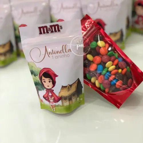 Lembranç Chapeuzinho Vermelho - Chocolate Personalizado