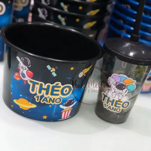 Lembrancinha Astronauta - Kit Cinema Personalizado