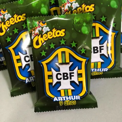 Lembrancinha Brasil - Salgadinho Personalizado