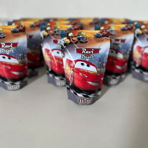 Lembrancinha Carros Disney - M&ms Personalizado