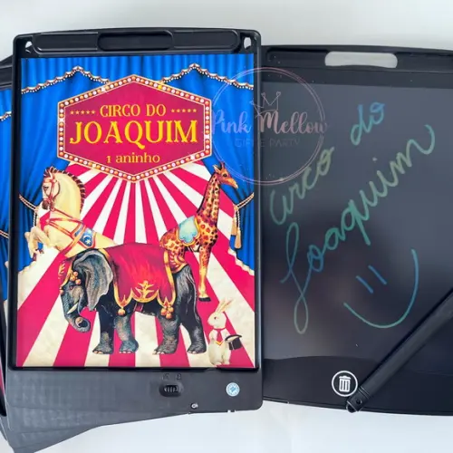 Lembrancinha Circo - Lousa Mágica Personalizado