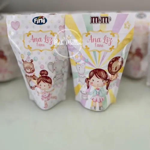Lembrancinha Circo Rosa - Fini Personalizado