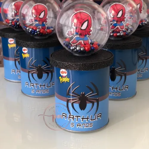 Lembrancinha Homen Aranha - Batata Personalizada