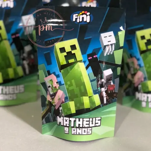 Lembrancinha Minecraft - Fini Personalizado