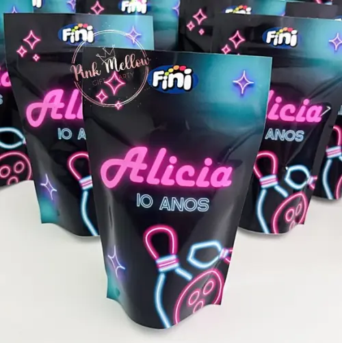 Lembrancinha Neon - Fini Personalizado