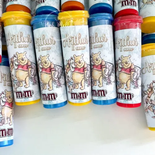 Lembrancinha Pooh - M&ms Personalizado