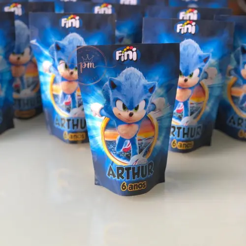 Lembrancinha Sonic - Fini Personalizado