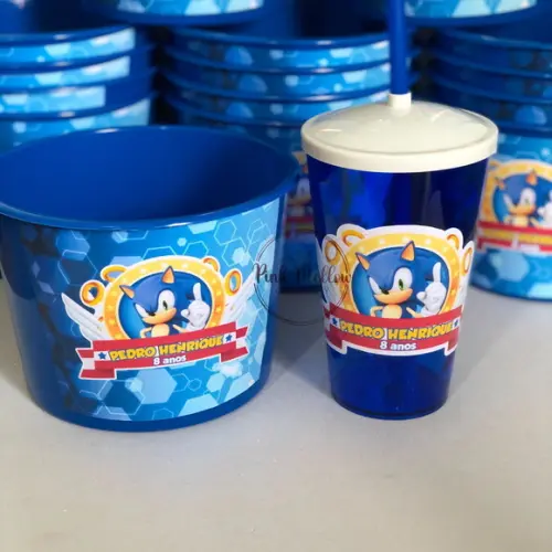 Lembrancinha Sonic - Kit Cineminha