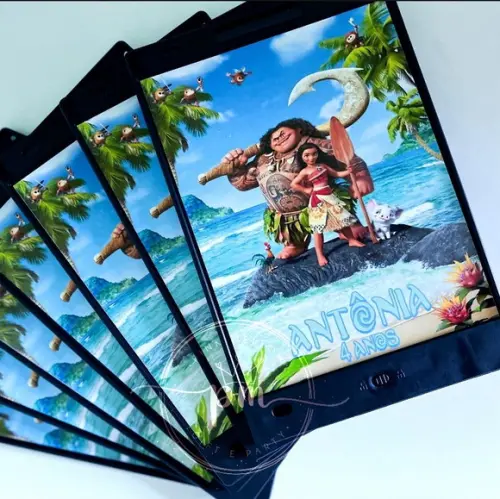 Moana - Lousa Mágica Personalizado