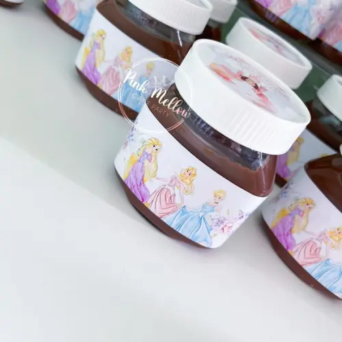 Nutella Personalizada - Lembrancinha Princesas
