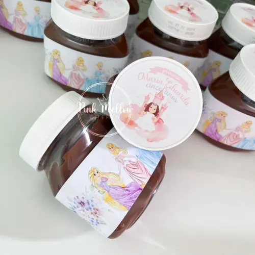 Nutella Personalizada - Lembrancinha Princesas
