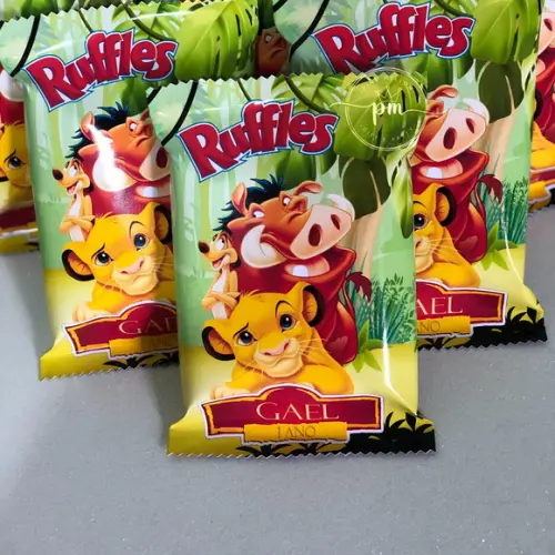 o Rei Leão - Salgadinho Personalizado