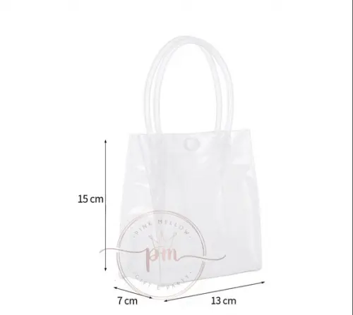 Sacola Cristal Pvc - Pct com 20 Unidades