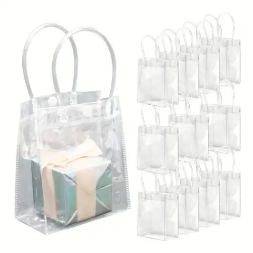 Sacola Cristal Pvc - Pct com 10 Unidades
