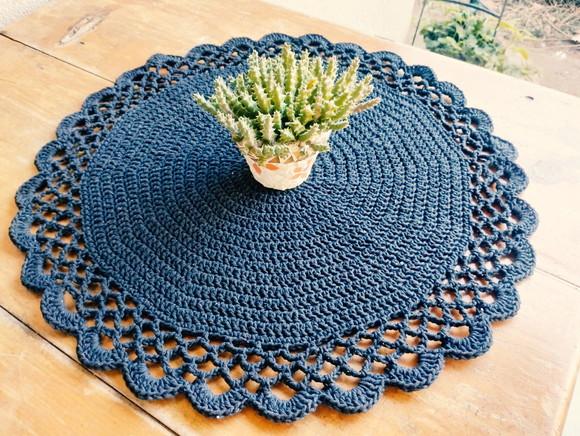 Centro de Mesa Crochê 50 cm