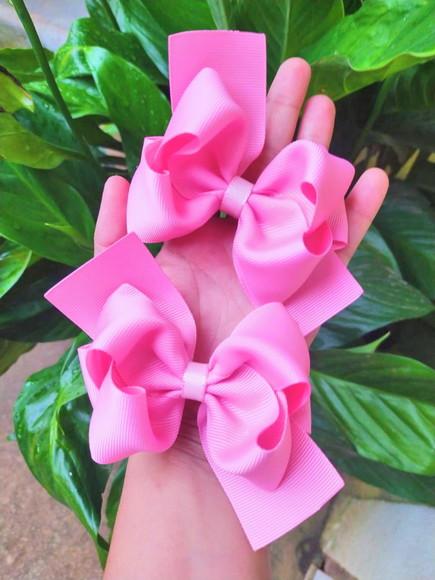 Conjunto Laços de Menina Boutique Cor Rosa Bebê