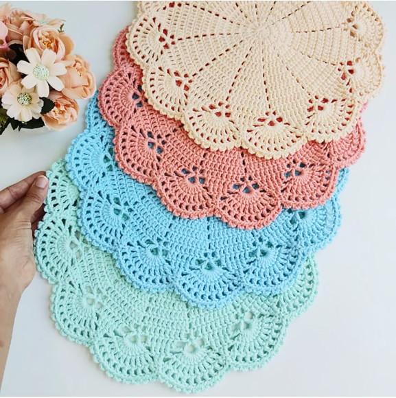 Sousplat Crochê Encanto 40 cm
