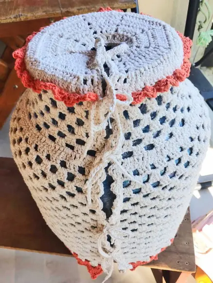 Capa de Botijão em Crochê Corujinha