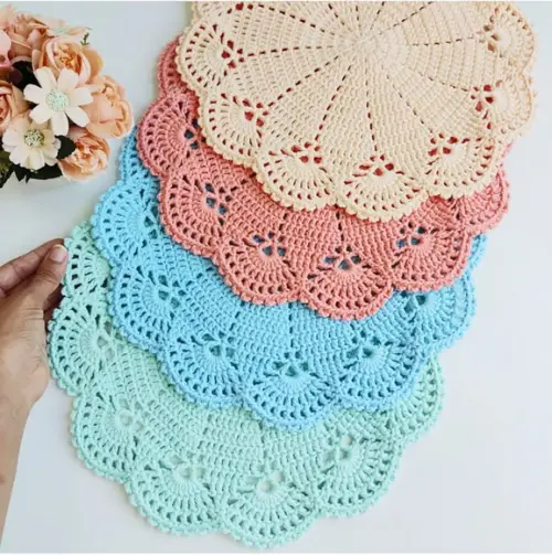 Sousplat Crochê Encanto 40 cm