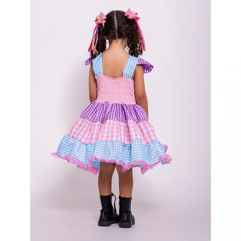 vestido junino são joão infantil