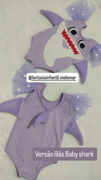 Baby Shark Fantasia Carnaval Aniversário Infantil