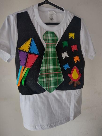 Camisa Colete Junino São João Masculino