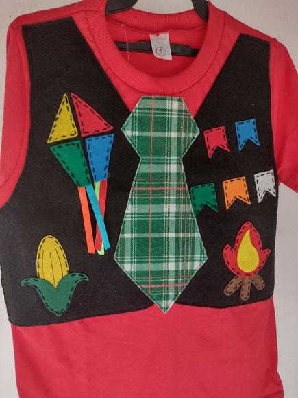 Camisa Colete Junino São João Masculino