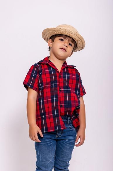 Camisa Xadrez Infantil Junino São João